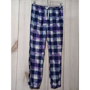 Justice Pants‎ Girls Large Sleep Purple Plush Flame Resistant